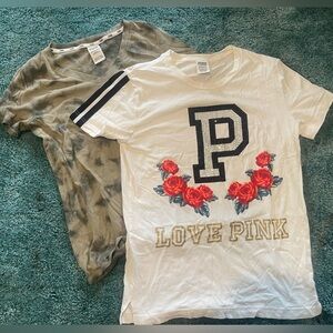PINK XS TShirt Pair